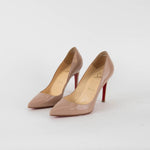 Christian Louboutin Nude Pointy Heeled Shoes