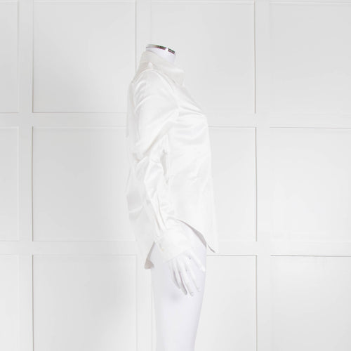 Brandon Maxwell White Cotton Shirt