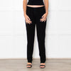Maje Black Elasticated Waist Slim Leg Trousers