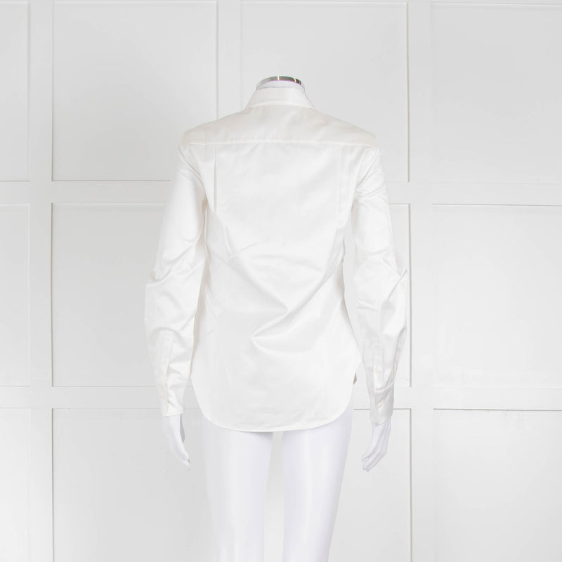 Brandon Maxwell White Cotton Shirt