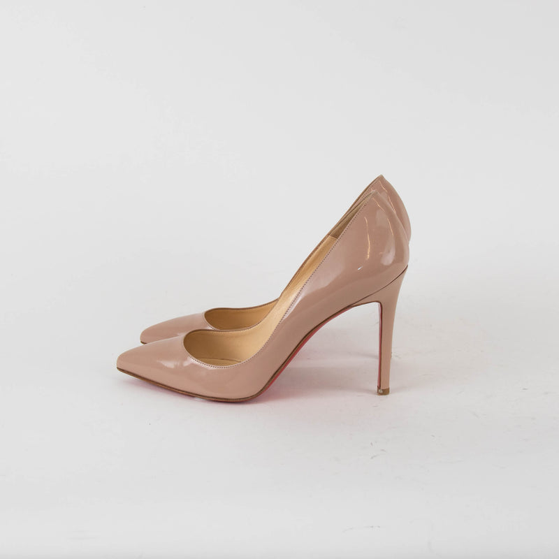 Christian Louboutin Nude Pointy Heeled Shoes