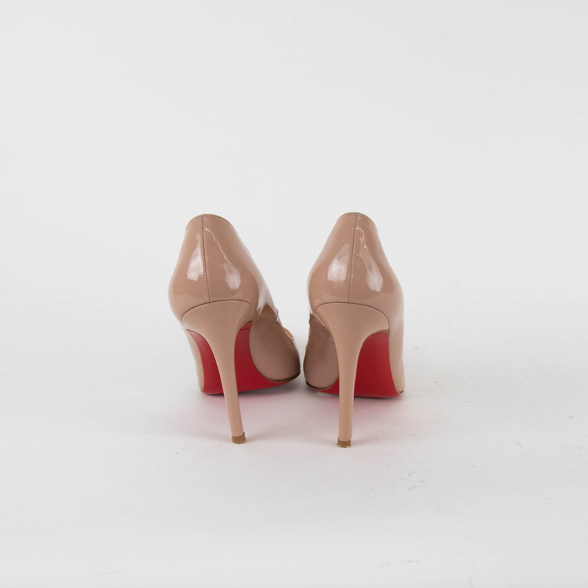 Christian Louboutin Nude Pointy Heeled Shoes