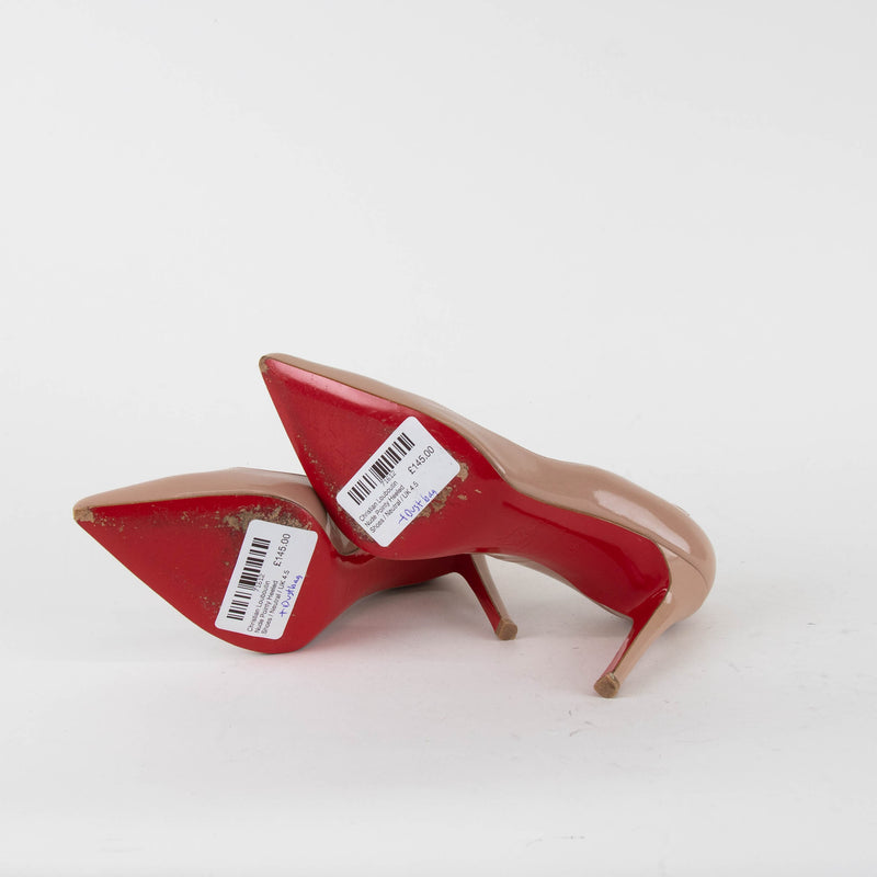Christian Louboutin Nude Pointy Heeled Shoes