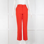 MSGM Orange Straight Leg Trousers