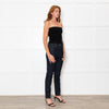Tory Burch Dark Denim Slim Leg Jeans