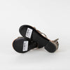 Robert Clergerie Bronze Metallic Flat Ankle Strap Sandals