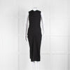 Saint Laurent Edition 24 Black Stretch Jersey Sleeveless Maxi Dress