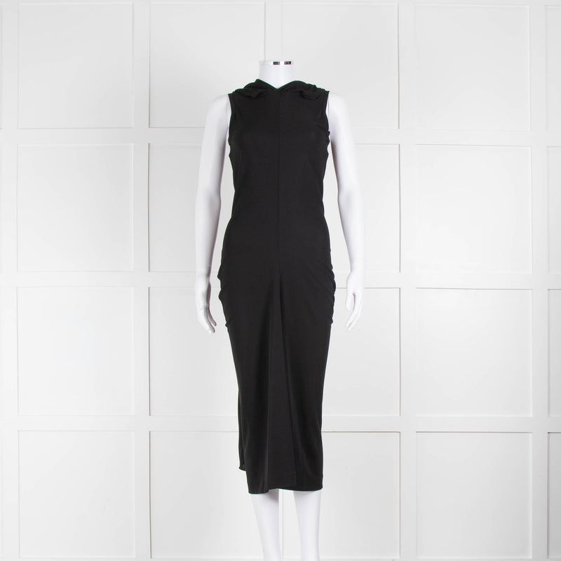 Saint Laurent Edition 24 Black Stretch Jersey Sleeveless Maxi Dress