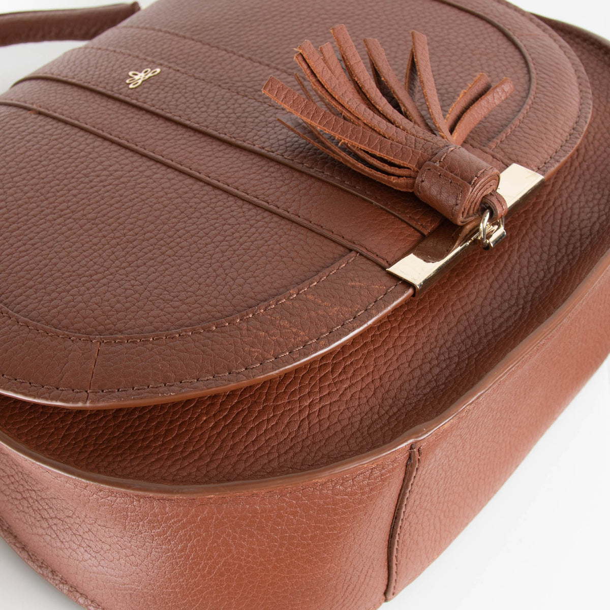 Demellier Brown The Midi Venice Crossbody Bag