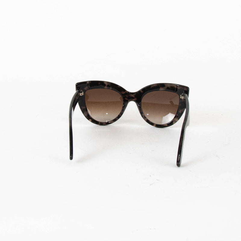 Bottega Veneta Tortoiseshell Cats Eye Sunglasses