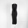 Saint Laurent Edition 24 Black Stretch Jersey Sleeveless Maxi Dress