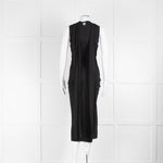 Saint Laurent Edition 24 Black Stretch Jersey Sleeveless Maxi Dress
