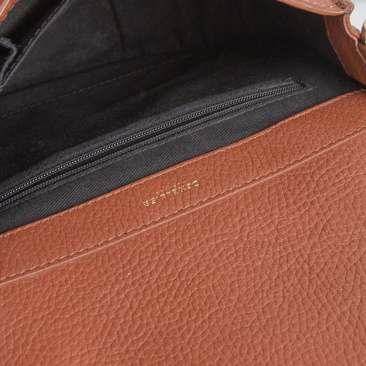 Demellier Brown The Midi Venice Crossbody Bag