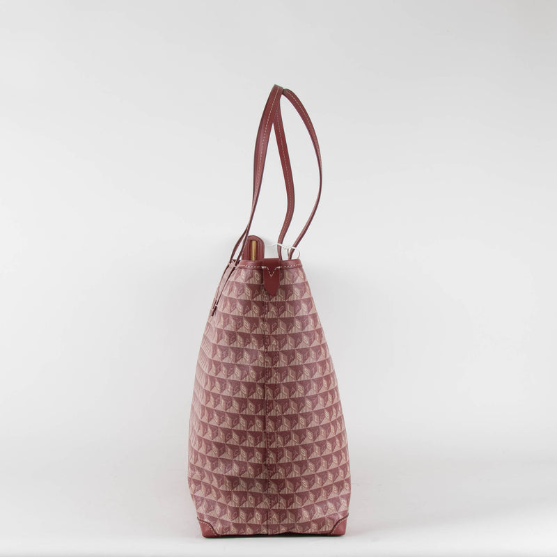 Anya Hindmarch Large I Am A Plastic Bag Damson Red Tote