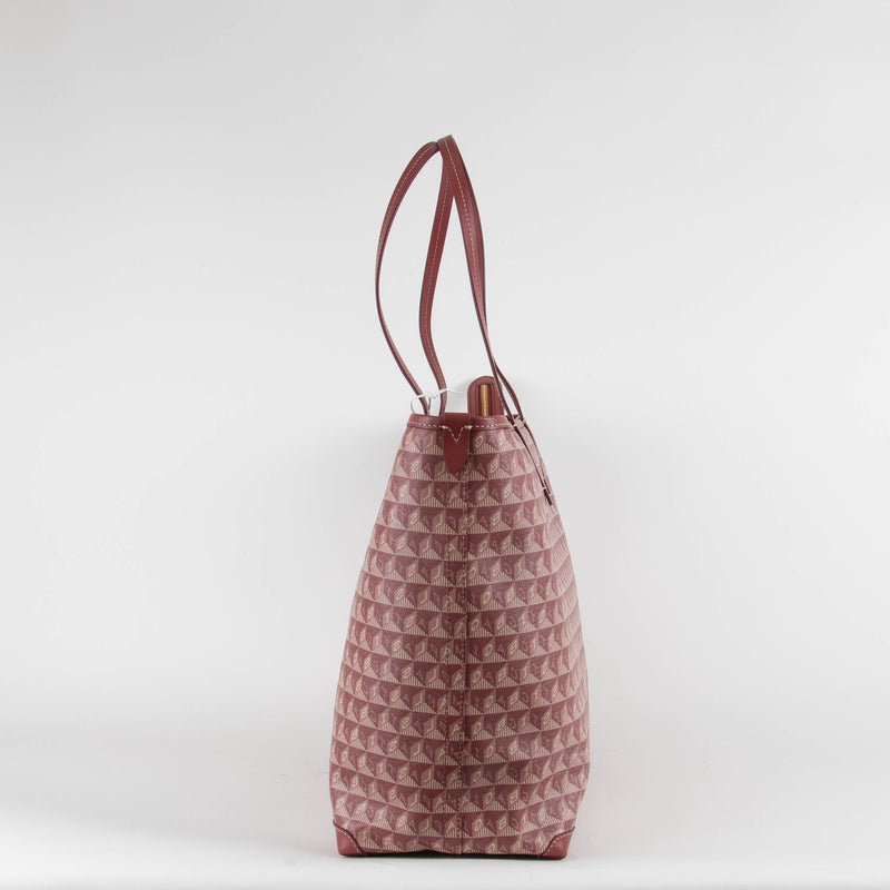 Anya Hindmarch Large I Am A Plastic Bag Damson Red Tote