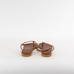 Gabriela Hearst Gia Leather Thong Sandal Brown