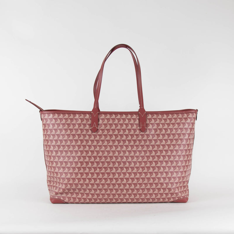 Anya Hindmarch Large I Am A Plastic Bag Damson Red Tote