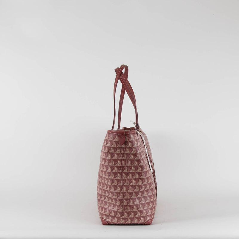 Anya Hindmarch Medium Damson I am a Plastic Bag Zipped Tote