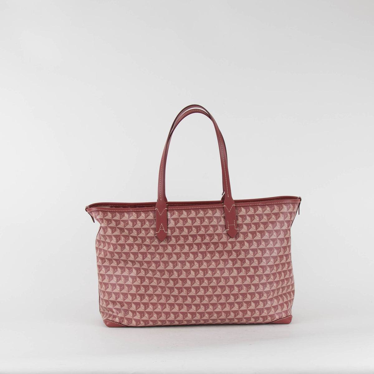 Anya Hindmarch Medium Damson I am a Plastic Bag Zipped Tote