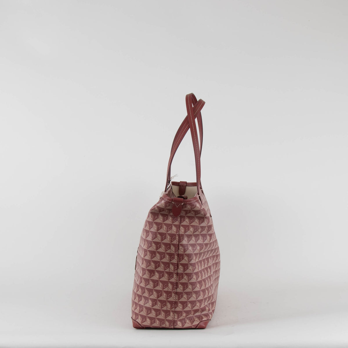 Anya Hindmarch Medium Damson I am a Plastic Bag Zipped Tote