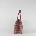 Anya Hindmarch Medium Damson I am a Plastic Bag Zipped Tote