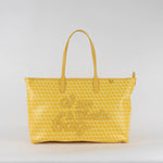 Anya Hindmarch Large I Am A Plastic Bag Tote in Lemon Yellow