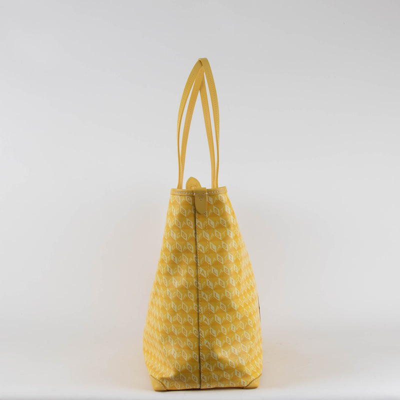 Anya Hindmarch Large I Am A Plastic Bag Tote in Lemon Yellow