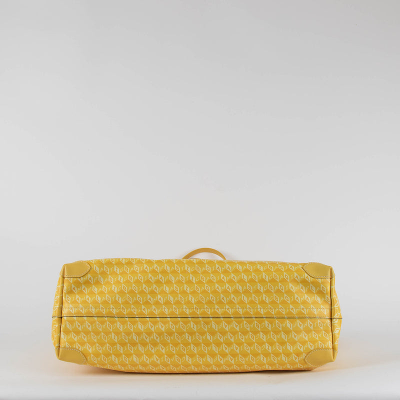 Anya Hindmarch Large I Am A Plastic Bag Tote in Lemon Yellow