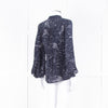 Lily And Lionel Navy White Astrological Print Long Sleeve Top
