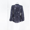 Lily And Lionel Navy White Astrological Print Long Sleeve Top