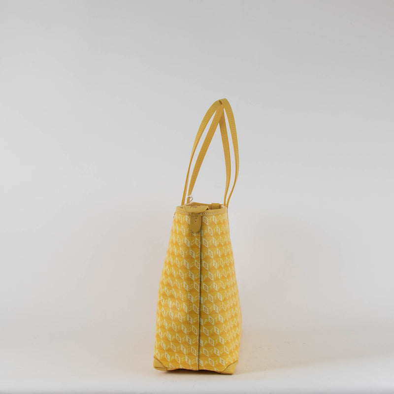 Anya Hindmarch Medium  I Am A Plastic Bag Tote in Lemon Yellow
