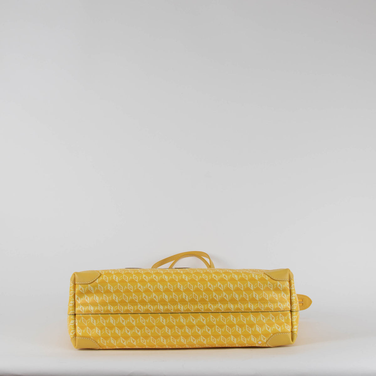 Anya Hindmarch Medium  I Am A Plastic Bag Tote in Lemon Yellow Canvas