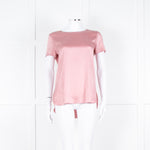 Max Mara Leisure Blush Pink Silk Satin Top