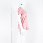 Max Mara Leisure Blush Pink Silk Satin Top