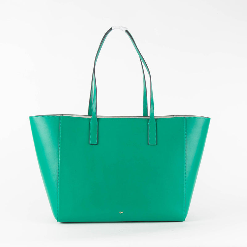 Anya Hindmarch AR Ebury Featherweight Tote in Emerald Green