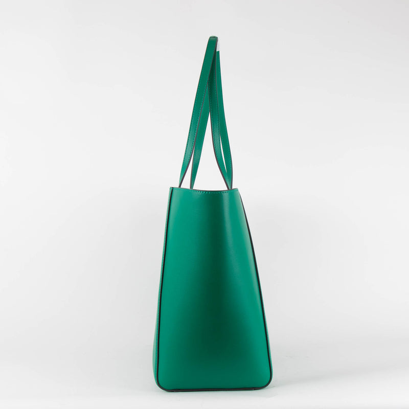 Anya Hindmarch AR Ebury Featherweight Tote in Emerald Green