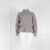 See By Chloe Grey Frill Hem Knitted Jumper