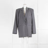 Martine Rose Grey Pinstripe Oversized Jacket