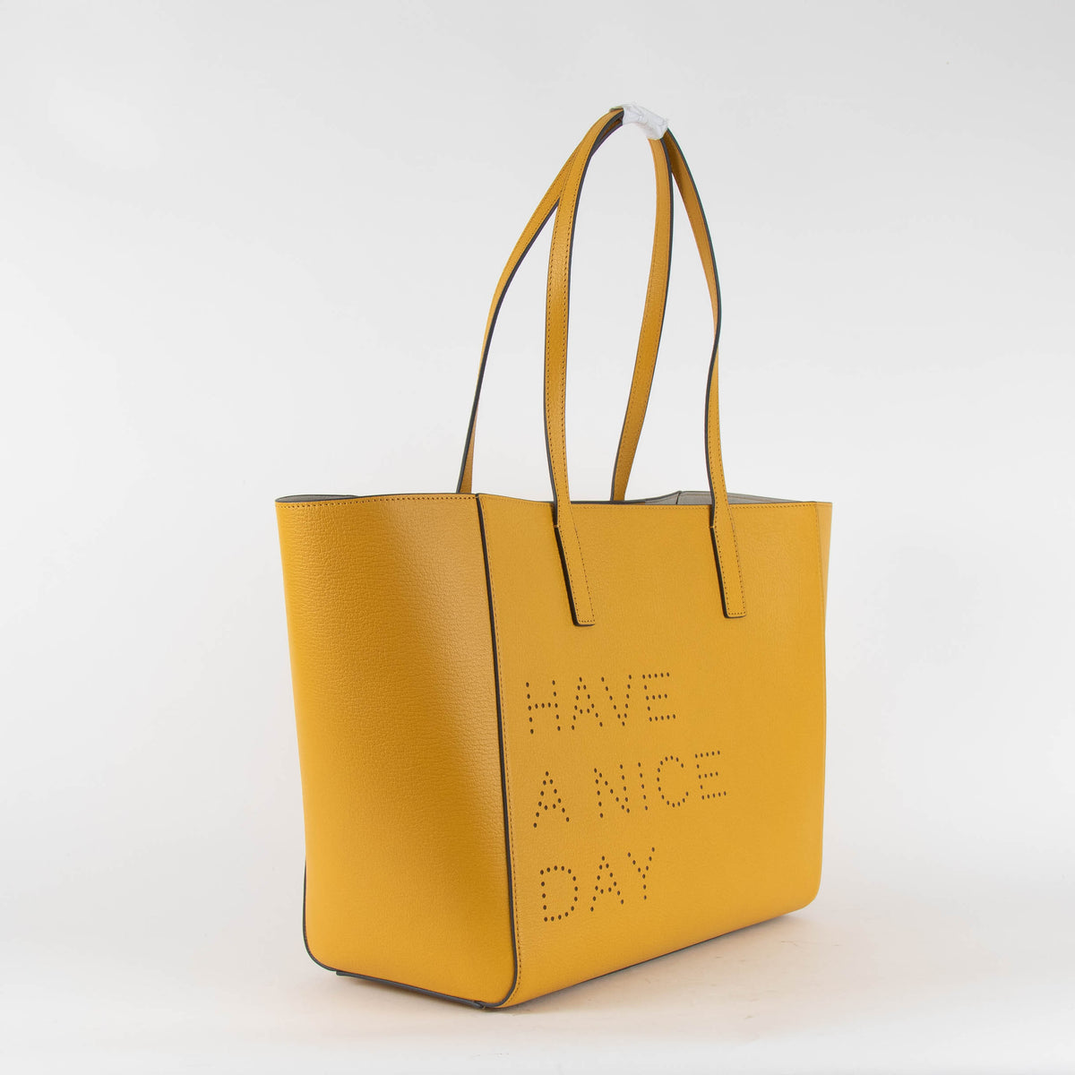 Anya Hindmarch AR Ebury Featherweight Yellow Tote
