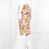 Alexander McQueen Multi Colour Floral Pencil Skirt