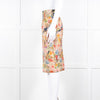 Alexander McQueen Multi Colour Floral Pencil Skirt
