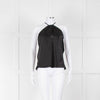 Nili Lotan Edwige Black Silk Charmeuse Halterneck Top