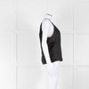 Nili Lotan Edwige Black Silk Charmeuse Halterneck Top
