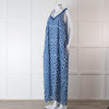Rae Feather Blue and White Spotted Maxi Dress