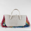 Anya Hindmarch Neeson Large Tassels Chalk Tote