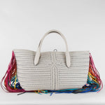 Anya Hindmarch Neeson Large Tassels Chalk Tote