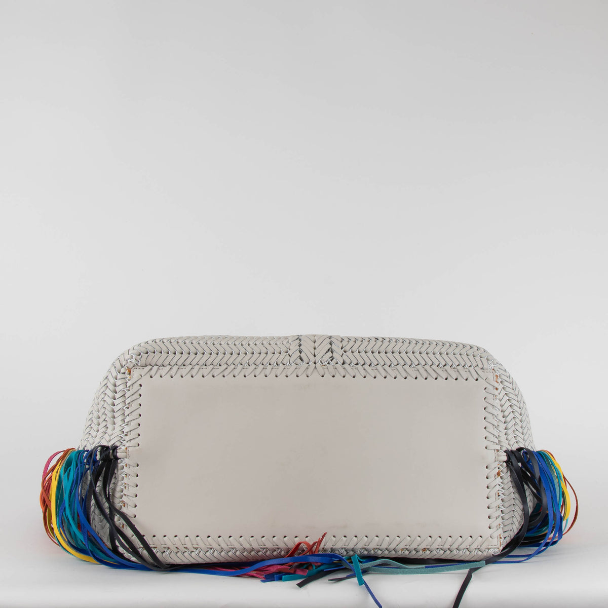 Anya Hindmarch Neeson Large Tassels Chalk Tote