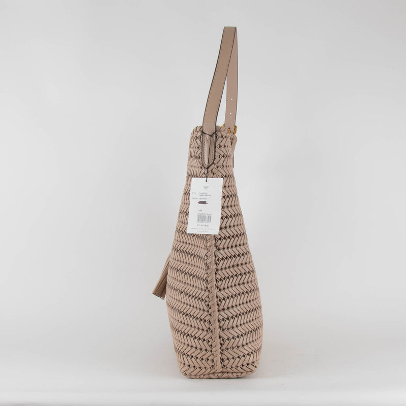 Anya Hindmarch Tassel Hobo Nude Bag