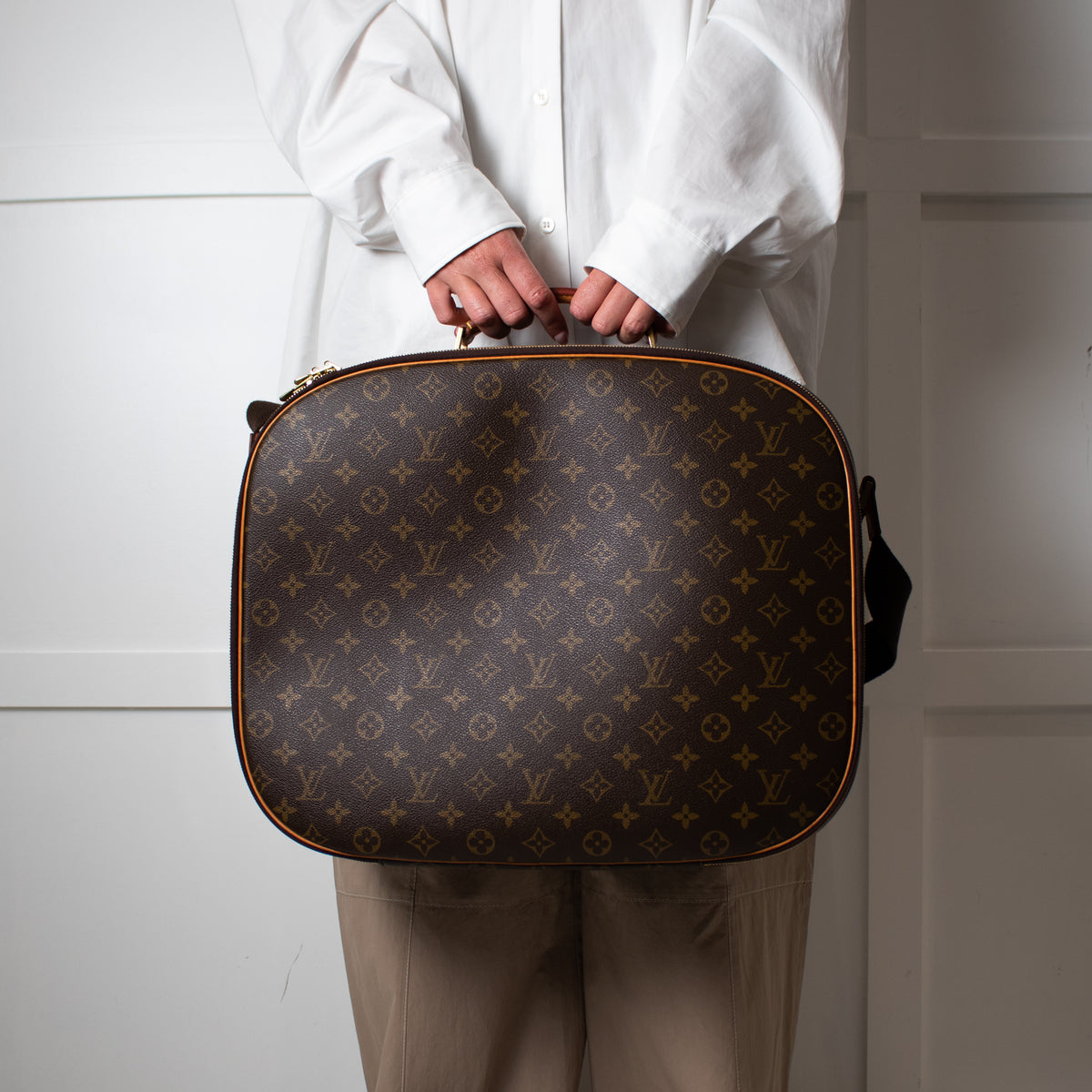 Louis Vuitton Brown Monogram Pack All Travel Bag With Strap
