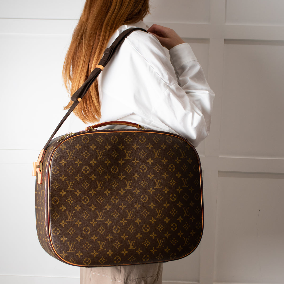 Louis Vuitton Brown Monogram Pack All Travel Bag With Strap